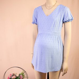 Blusa Materna "Sky Garden" – Delicadeza y Frescura