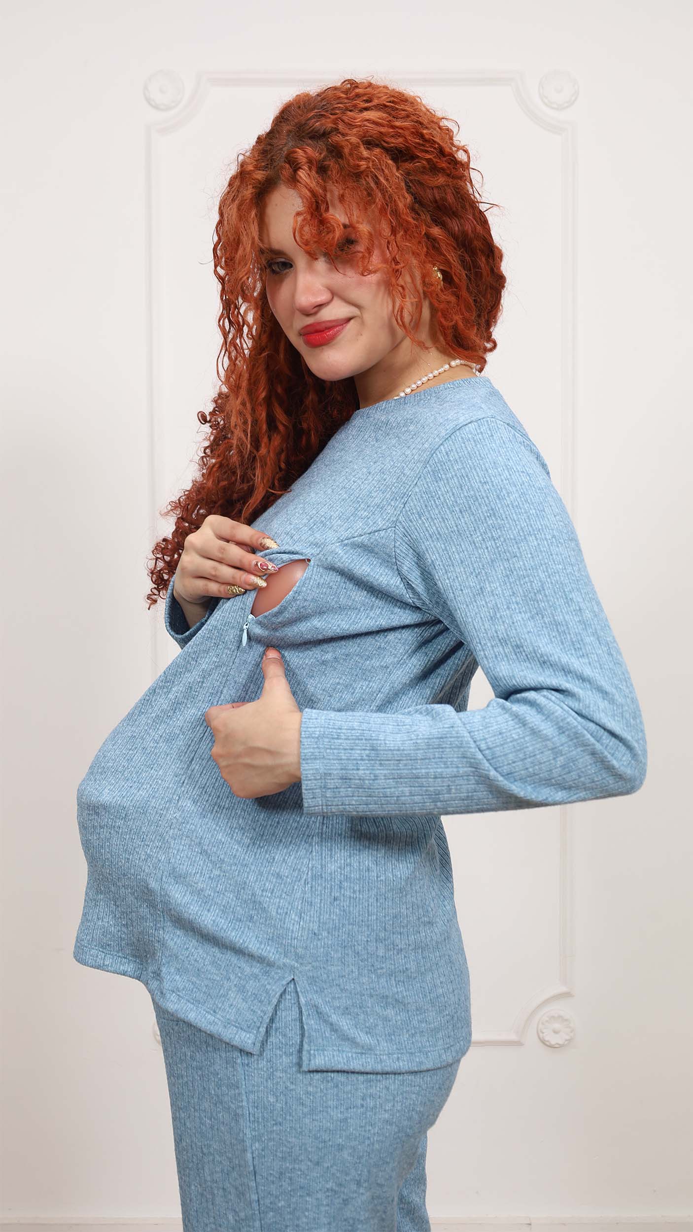 Conjunto Maternity "Celeste Comfort"